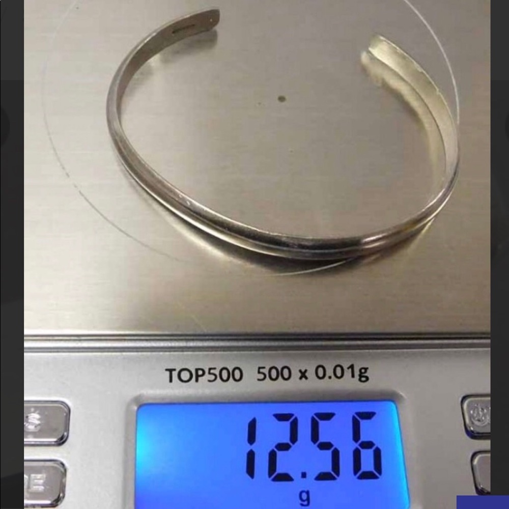 Solid Sterling Silver Cuff - image 5